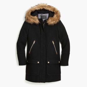 J.Crew Chateau Parka Italian Stadium Wool Coat